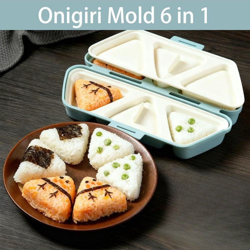 Foldable Creative Bento Box Onigiri Mold Set Gronata