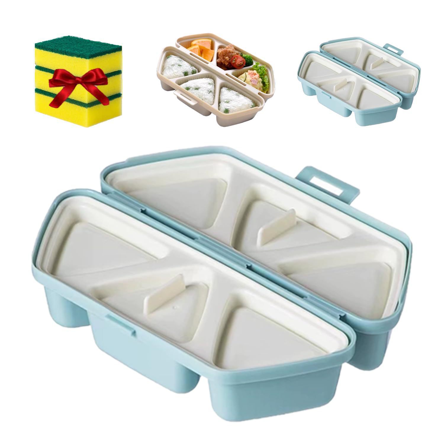 Foldable Creative Bento Box Onigiri Mold Set Gronata