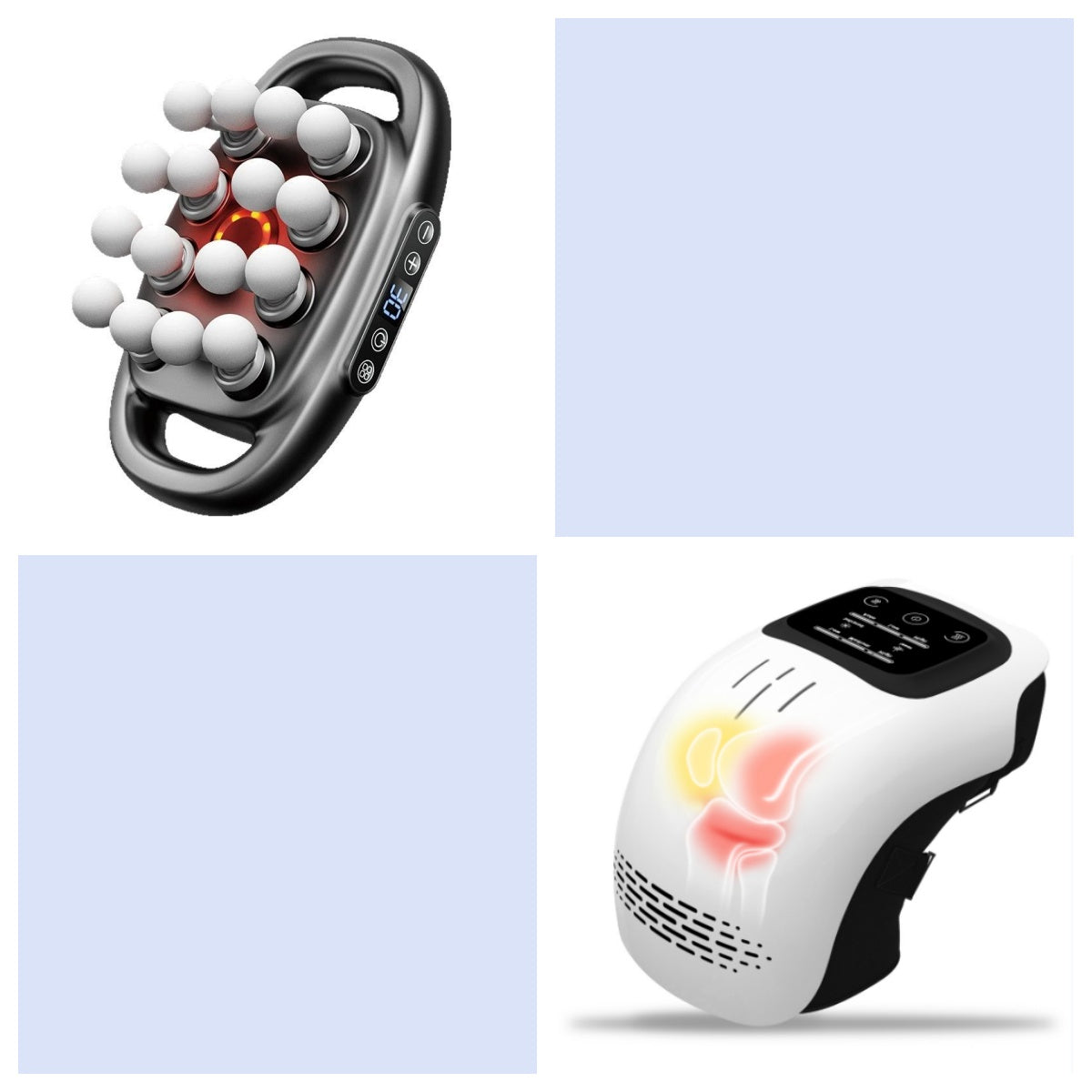 Muscle Relaxation Massager Multi-head Massage Gun Deep Tissue Body Fitness Muscle Electric Relax Massager For Back Shoulders Legs Foot 16 Heads Gronata