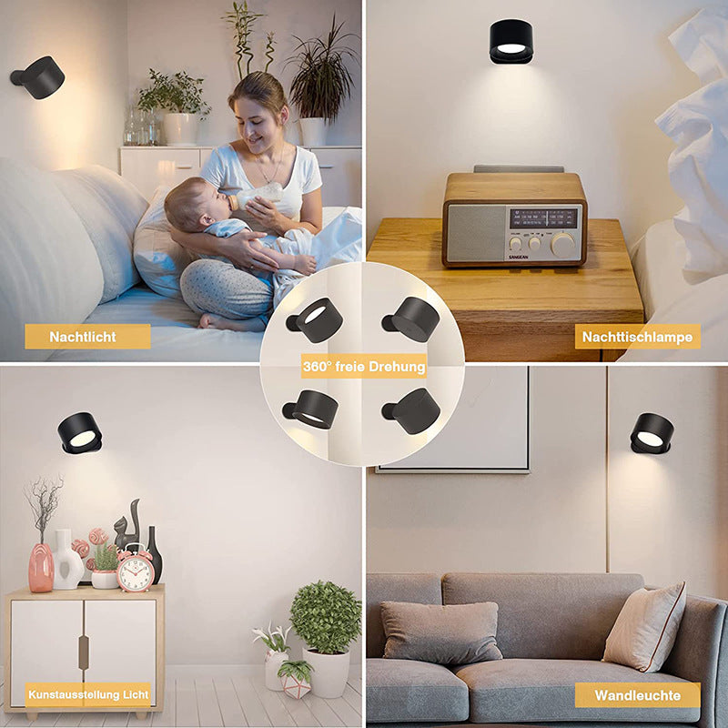USB Rechargeable Wall Lamp LED Gronata