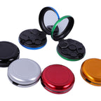Portable Euro Coin Storage Box - Compact Money Organizer with Built-in Mirror for Travel and Home Use Gronata