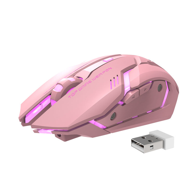 Wireless Charging Silent Gaming Mouse Machinery Gronata