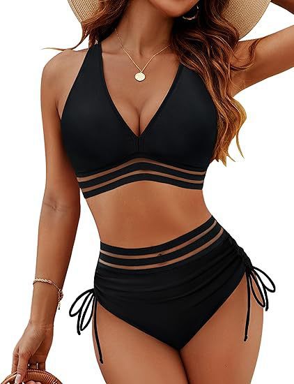 Women's High Waist Bikini Split Suit Gronata