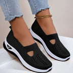 Mesh Flats Shoes Fashion Breathable Non-slip Soft Bottom Casual Shoes For Women Gronata