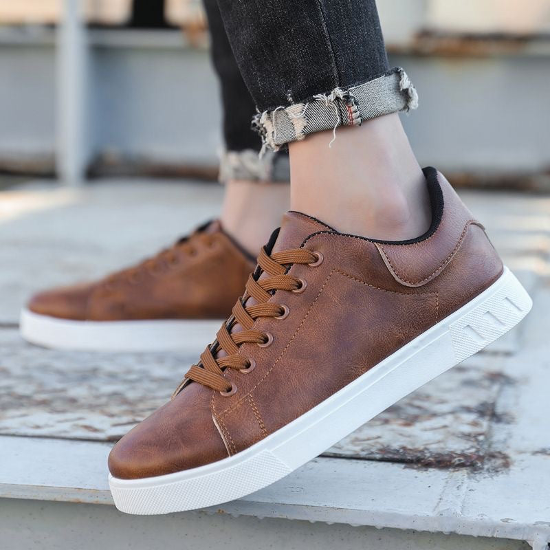 Lace-up Flat Shoes Men's Fashion Casual Shoes Gronata