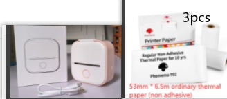 Portable Mini Thermal Label Printer Home Photo Printer Student Wrong Question Printer Bluetooth-compatible Mini Label Printer Price Tag Gronata