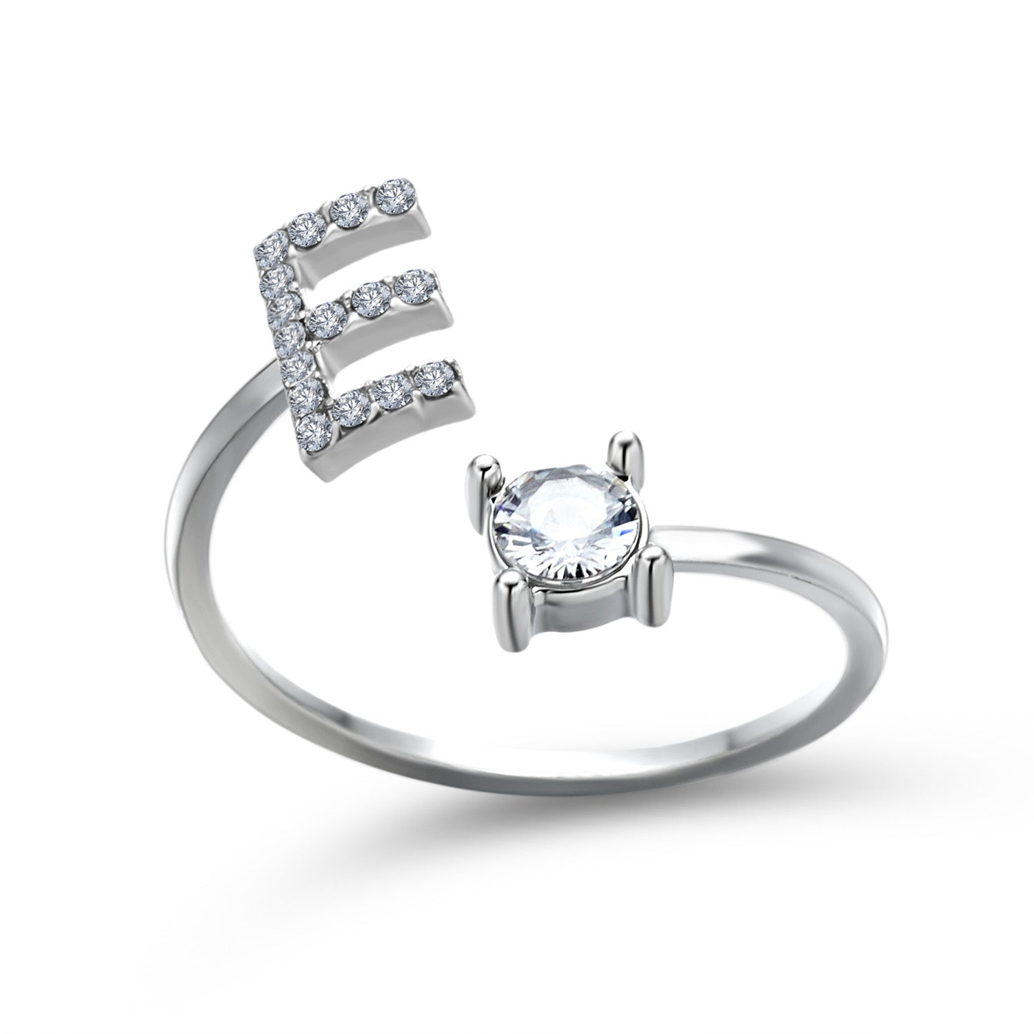 New Design Adjustable 26 Initial Letter Ring Fashion Jewelry For Women Simple Elegant Jewelry Gronata