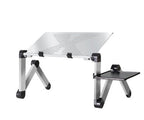 Laptop Table Stand With Adjustable Folding Ergonomic Design Stand Notebook Desk For Ultrabook Netbook Or Tablet With Mouse Pad Gronata