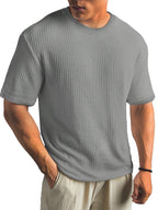 Casual Versatile Solid Color Men's Summer T-shirt Gronata