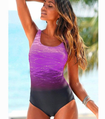 Big Size One Piece Swimwear Women Vintage High Top Swimwear Bandages Neck Bandage CRISS Back Can Sunbathe Gronata