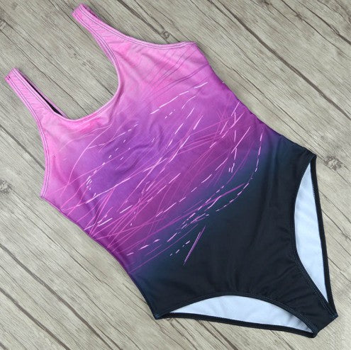 Big Size One Piece Swimwear Women Vintage High Top Swimwear Bandages Neck Bandage CRISS Back Can Sunbathe Gronata