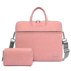 PU Leather Women Laptop Bag Notebook Carrying Case Briefcase For Macbook Air 13.3 14 15.6 Inch Men Handbags Shoulder Mouse Bag Gronata