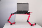 Laptop Table Stand With Adjustable Folding Ergonomic Design Stand Notebook Desk For Ultrabook Netbook Or Tablet With Mouse Pad Gronata