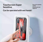 Bathroom Waterproof Mobile Phone Box Bluetooth Speaker Audio Bath TV Stand Mobile Phone Holder 360 Degree Rotation Touch Screen Gronata