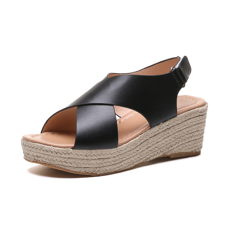 Rubber Viscose Shoes Side And Back Women's Sandals Gronata
