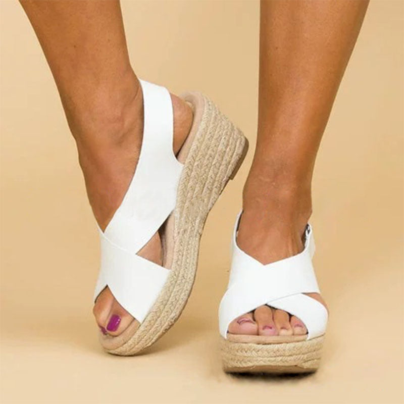 Rubber Viscose Shoes Side And Back Women's Sandals Gronata