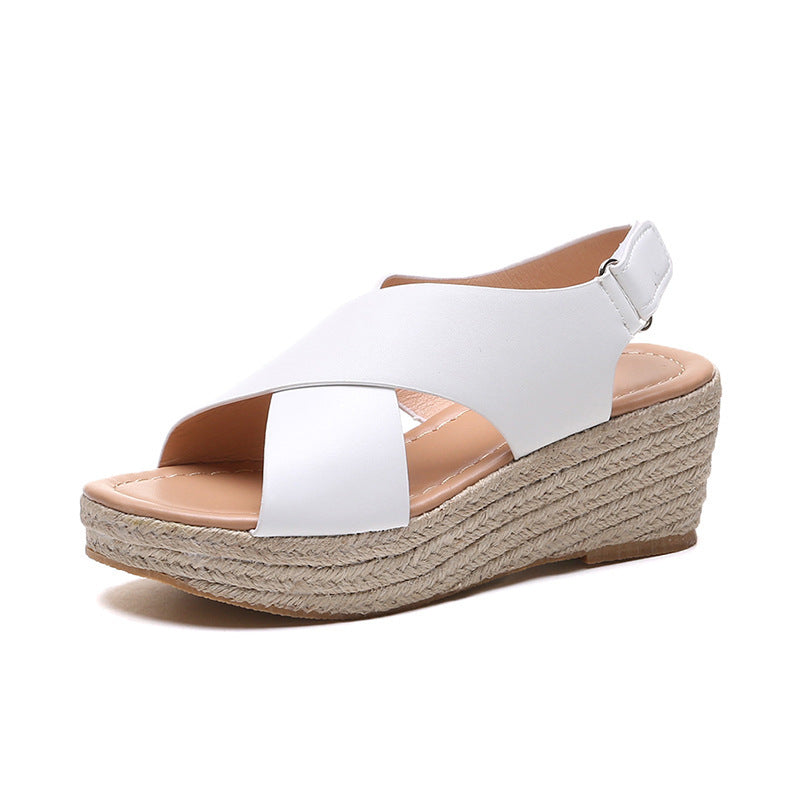 Rubber Viscose Shoes Side And Back Women's Sandals Gronata