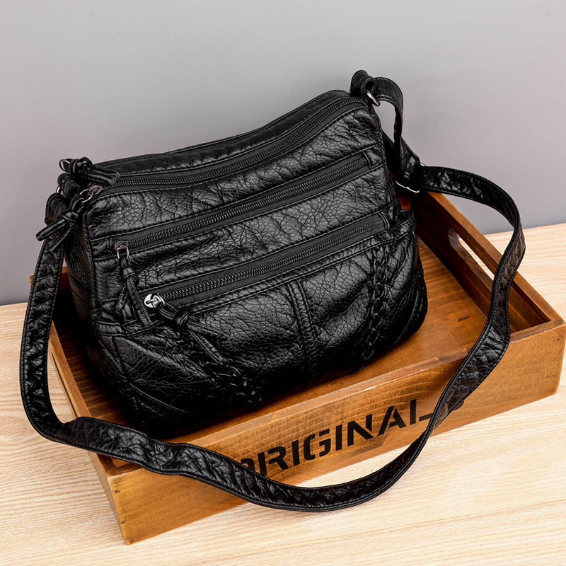 Soft Leather Sense Large Capacity Ladies Messenger Bag Gronata
