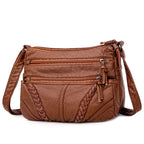 Soft Leather Sense Large Capacity Ladies Messenger Bag Gronata