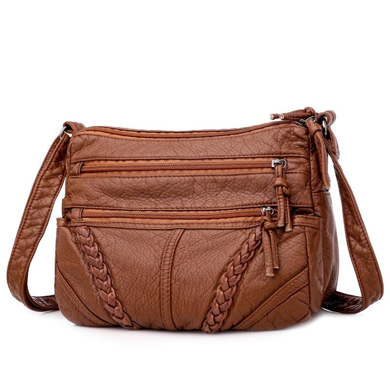 Soft Leather Sense Large Capacity Ladies Messenger Bag Gronata