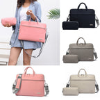 PU Leather Women Laptop Bag Notebook Carrying Case Briefcase For Macbook Air 13.3 14 15.6 Inch Men Handbags Shoulder Mouse Bag Gronata