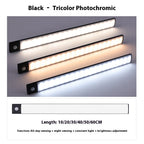 Smart Infrared Sensor Lamp Wireless Magnetic Long Cabinet Light With Rechargeable Hallway Wardrobe Gronata