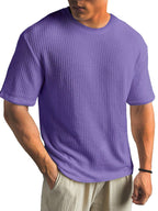 Casual Versatile Solid Color Men's Summer T-shirt Gronata