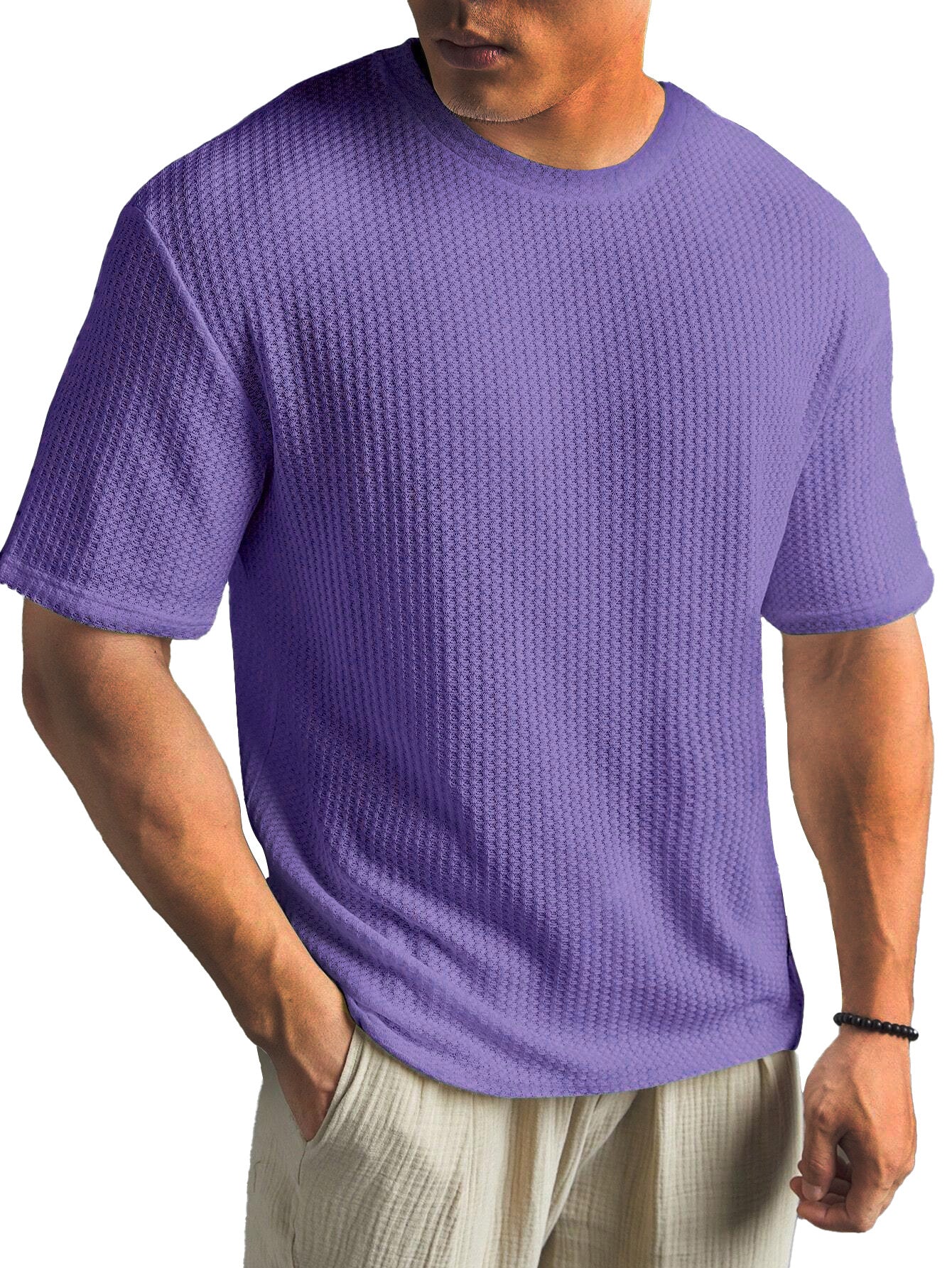 Casual Versatile Solid Color Men's Summer T-shirt Gronata