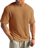 Casual Versatile Solid Color Men's Summer T-shirt Gronata