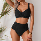 Swimwear Women's Sexy High Waist Split Swimsuit Gronata