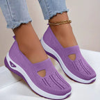 Mesh Flats Shoes Fashion Breathable Non-slip Soft Bottom Casual Shoes For Women Gronata