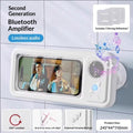 Bathroom Waterproof Mobile Phone Box Bluetooth Speaker Audio Bath TV Stand Mobile Phone Holder 360 Degree Rotation Touch Screen Gronata