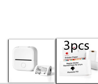 Portable Mini Thermal Label Printer Home Photo Printer Student Wrong Question Printer Bluetooth-compatible Mini Label Printer Price Tag Gronata