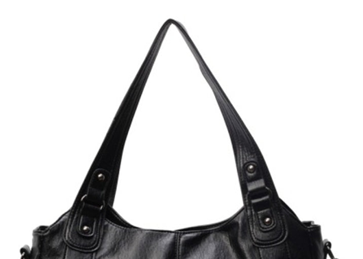 Handbag European And American Retro Solid Color Simple Texture Gronata