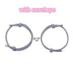 Simple Nylon Love Magnetic Bracelet Gronata