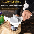 Non-slip, Effortless Can Opener Manual Adjustable Lid Opener Gronata