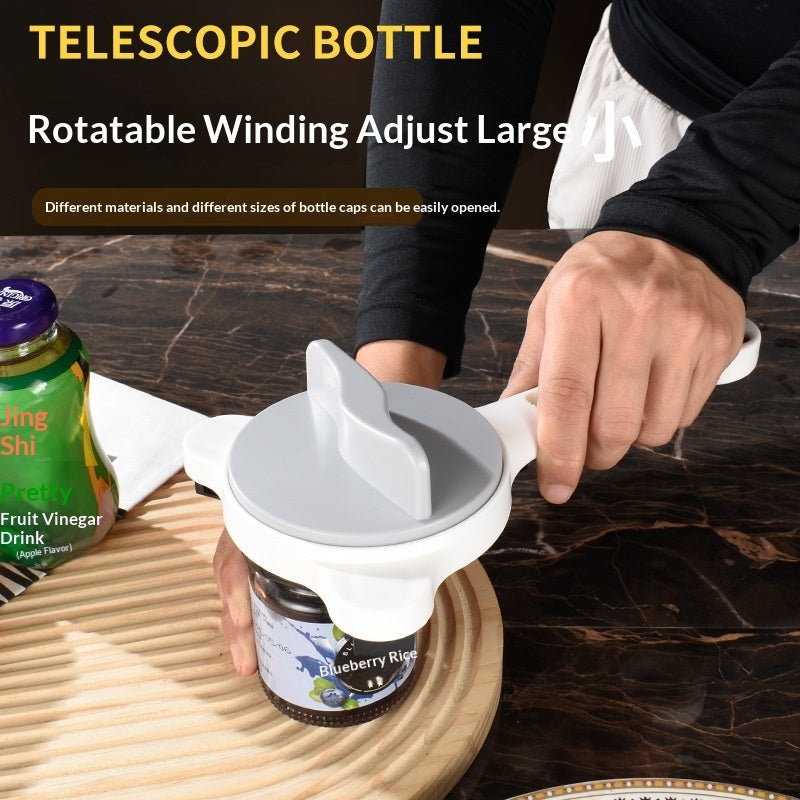 Non-slip, Effortless Can Opener Manual Adjustable Lid Opener Gronata