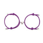 Simple Nylon Love Magnetic Bracelet Gronata