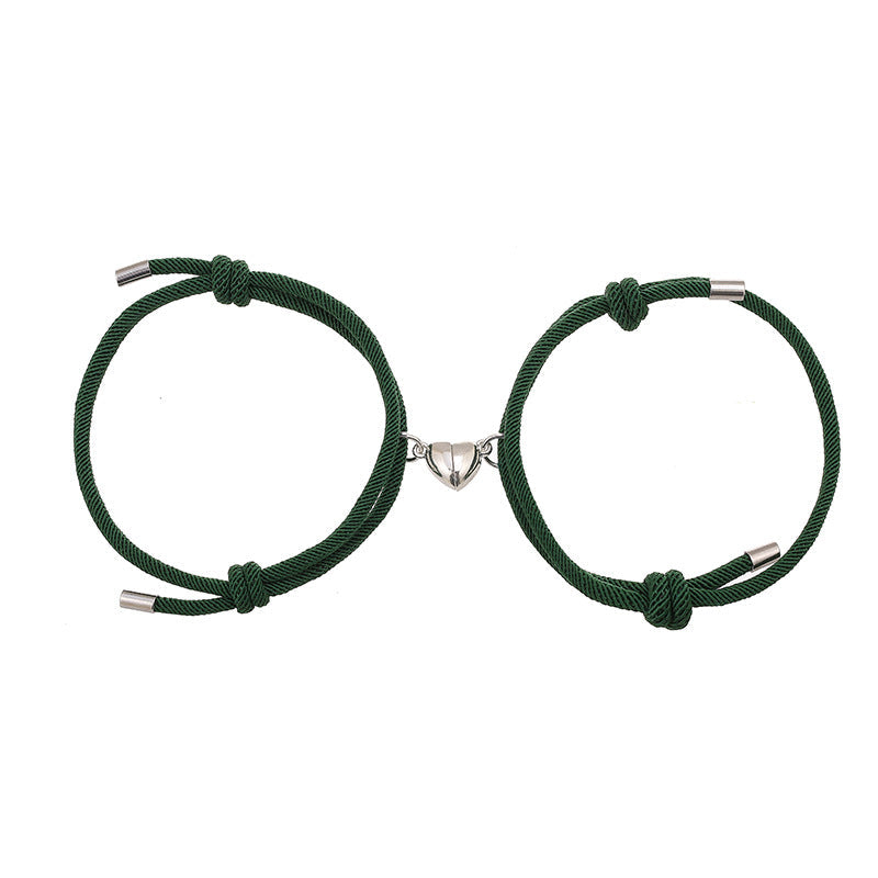 Simple Nylon Love Magnetic Bracelet Gronata