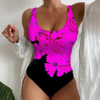 Women's 3D Printed Tight One-piece Swimsuit Gronata