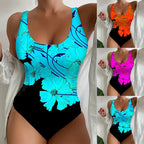 Women's 3D Printed Tight One-piece Swimsuit Gronata