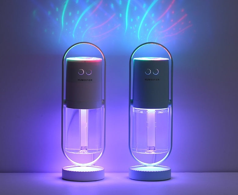 Magic Shadow USB Air Humidifier For Home With Projection Night Lights Ultrasonic Car Mist Maker Mini Office Air Purifier Gronata