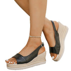 Wedge Sandals Platform Muffin Plus Size Sandals Gronata