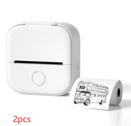 Portable Mini Thermal Label Printer Home Photo Printer Student Wrong Question Printer Bluetooth-compatible Mini Label Printer Price Tag Gronata