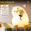 Vitality Flower Duck Small Usb Bedroom Bedside Decoration Night Light Gronata