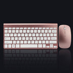 2.4G Wireless Keyboard And Mouse Protable Mini Keyboard Mouse Combo Set For Notebook Laptop Mac Desktop PC Computer Smart TV PS4 Gronata