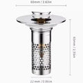 Wash Basin Drain Cap Filter Washbasin Sink Drainer Deodorant Mesh Basin Universal Gronata