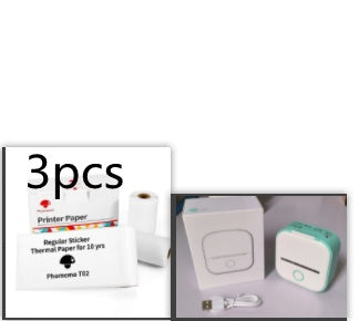 Portable Mini Thermal Label Printer Home Photo Printer Student Wrong Question Printer Bluetooth-compatible Mini Label Printer Price Tag Gronata