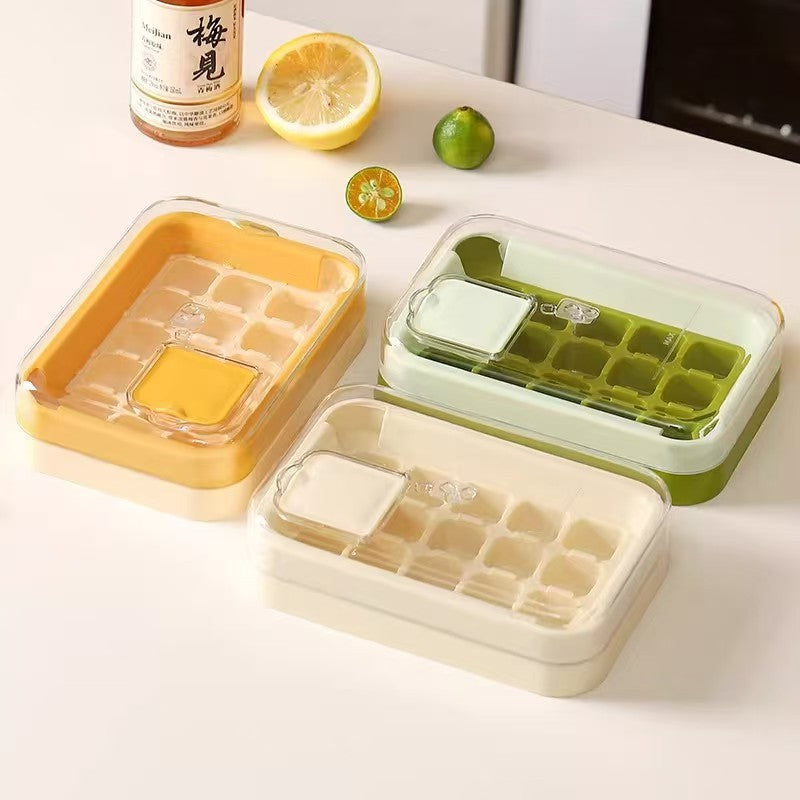 Food-grade Push-style Ice Cube Tray Ice Cube Mold Gronata