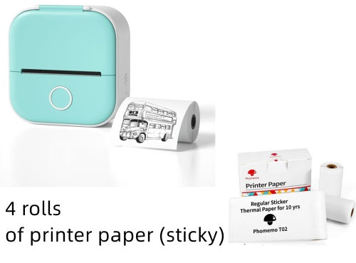Portable Mini Thermal Label Printer Home Photo Printer Student Wrong Question Printer Bluetooth-compatible Mini Label Printer Price Tag Gronata